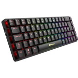 Sharkoon PureWriter W65 RGB clavier mécanique Noir, Layout BE (AZERTY), Kailh Choc V2 Low Profile Brown, 65%