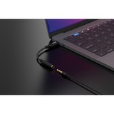 Sitecom USB-C to Jack adapter, Adaptateur Noir