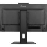 iiyama ProLite XB2497HSNH-B1 23.8" Moniteur Noir, 1x DisplayPort, 1x HDMI, 3x USB-C, 2x USB-A, 1x RJ-45, Webcam