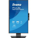 iiyama ProLite XB2497HSNH-B1 23.8" Moniteur  Noir, HDMI, DisplayPort, LAN, Audio, USB-C, Webcam
