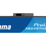 iiyama ProLite XB2497HSNH-B1 23.8" Moniteur  Noir, HDMI, DisplayPort, LAN, Audio, USB-C, Webcam