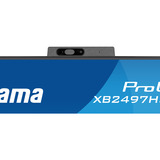 iiyama ProLite XB2497HSNH-B1 23.8" Moniteur  Noir, HDMI, DisplayPort, LAN, Audio, USB-C, Webcam