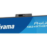 iiyama ProLite XB2497HSNH-B1 23.8" Moniteur  Noir, HDMI, DisplayPort, LAN, Audio, USB-C, Webcam