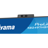 iiyama ProLite XB2497HSNH-B1 23.8" Moniteur  Noir, HDMI, DisplayPort, LAN, Audio, USB-C, Webcam