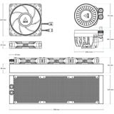 ARCTIC Liquid Freezer III Pro 360 A-RGB, Watercooling Blanc