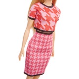 Barbie Fashionistas - Débardeur orange/rose, Poupée 