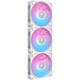 Corsair RX120 MAX RGB, Ventilateur de boîtier Blanc, 3 pièces, connecteur de ventilateur PWM à 4 broches