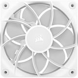 Corsair RX120 MAX RGB, Ventilateur de boîtier Blanc, 3 pièces, connecteur de ventilateur PWM à 4 broches