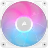 Corsair RX120 MAX RGB, Ventilateur de boîtier Blanc, 3 pièces, connecteur de ventilateur PWM à 4 broches