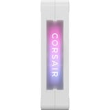Corsair RX120 MAX RGB, Ventilateur de boîtier Blanc, 3 pièces, connecteur de ventilateur PWM à 4 broches
