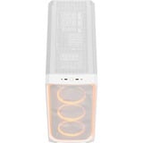 Fractal Design Meshify 3 XL Ambience Pro RGB Clear Tint boîtier big tower Blanc | 2x USB-A | 1x USB-C | RGB | Verre Trempé