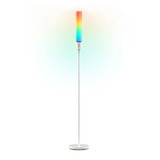 Govee RGBICWW Cylinder Floor Lamp, Éclairage d'ambiance Noir, 2,4GHz-wifi + Bluetooth