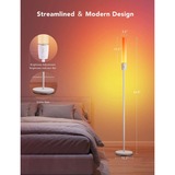 Govee RGBICWW Cylinder Floor Lamp, Éclairage d'ambiance Noir, 2,4GHz-wifi + Bluetooth