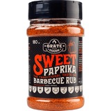 Grate Goods Sweet Paprika Barbecue Rub, Assaisonnement 180 g | Canettes de saupoudrage | Herbes et épices pour barbecue | Amical et sucré