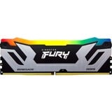 Kingston 24 Go DDR5-8400 (1x 24 Go), Mémoire vive Argent/Noir, KF584CU40RSA-24, Renegade Silver RGB, XMP 3.0