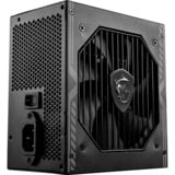MSI MAG A550BN alimentation 550 watt Noir, 2x PCIe, 550 W, 100 - 240 V, 50 - 60 Hz, 8 A, 4 A, Actif