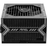 MSI MAG A550BN alimentation 550 watt Noir, 2x PCIe, 550 W, 100 - 240 V, 50 - 60 Hz, 8 A, 4 A, Actif