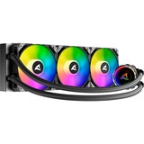 Sharkoon S90 RGB, Watercooling Noir, Connecteur de ventilateur PWM à 4 broches