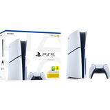 Sony PlayStation 5 Slim E-Chassis, Console de jeu PlayStation 5, Noir, Blanc, 16384 Mo, GDDR6, 448 Go/s, AMD