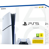 Sony PlayStation 5 Slim E-Chassis, Console de jeu PlayStation 5, Noir, Blanc, 16384 Mo, GDDR6, 448 Go/s, AMD