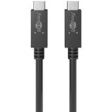 goobay Câble de charge et de synchronisation USB-C PD 100W Noir, 1 mètre