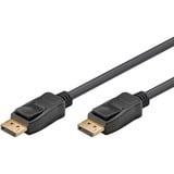 goobay DisplayPort 1.4, Câble Noir, 2 mètres