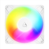 ARCTIC P12 Pro Reverse A-RGB ventilateurs de boîtier Blanc, 3 pièces, 120 x 120 x 27 mm, PWM, Ventilateur, 12 cm, 124 m³/h, Blanc