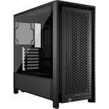 Corsair FRAME 4000D midi tower, boîtier pc Noir | 2x USB-A | 1x USB-C | Verre Trempé