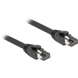 DeLOCK Câble réseau RJ-45 S/FTP Cat.8.1 Noir, 2 mètres