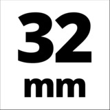 Einhell TE-RH 32 4F Kit, Marteau piqueur Rouge/Noir