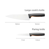 Fiskars Functional Form Couteaux de cuisine 2 pièces Noir/en acier inoxydable