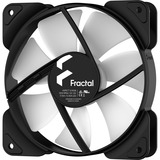Fractal Design Aspect 12 RGB Black Frame, Ventilateur de boîtier Noir/Blanc, Connexion du ventilateur à 3 broches