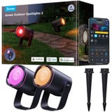 Govee Spotlights d'extérieur 2 - Lot de 2, Lampe Noir