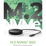 ICY BOX IB-1610MCD-C31 SSD NVMe & SATA M.2, Station d'accueil Noir