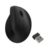 Keychron M5 Wireless Ergonomic, Souris Noir, 100 à 30 000 dpi, 8000 Hz, 2,4 GHz / Bluetooth / USB