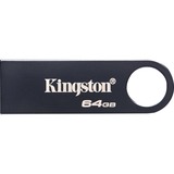 Kingston DataTraveler SE9 G3 64 Go, Clé USB Gris foncé, KE-U2X64-1AC, USB-A 3.2 (5 Gbit/s)