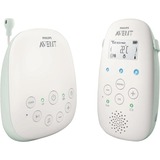 Philips Écoute-bébé DECT SCD711/26, Moniteur pour bébé 330 m, 50 m, 330 m, Vert, Blanc, LCD, Secteur, Batterie