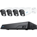 Reolink NVS8-12MB4, 12 MP PoE intelligent, Caméra de surveillance 4 pièces, 12 MP, PoE, 2 To