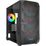 Sharkoon MK3 RGB boîtier mini tower Noir | 2x USB-A | 1x USB-C | RGB | Window