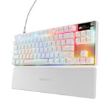 SteelSeries Apex Pro TKL Gen 3 RGB clavier gaming mécanique Blanc, Layout US (QWERTY), SteelSeries OmniPoint 3.0, 80 % (TKL)