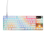 SteelSeries Apex Pro TKL Gen 3 RGB clavier gaming mécanique Blanc, Layout US (QWERTY), SteelSeries OmniPoint 3.0, 80 % (TKL)