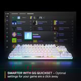 SteelSeries clavier gaming Blanc, Layout États-Unis, SteelSeries OmniPoint 3.0