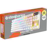 SteelSeries clavier gaming Blanc, Layout États-Unis, SteelSeries OmniPoint 3.0