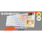 SteelSeries clavier gaming Blanc, Layout États-Unis, SteelSeries OmniPoint 3.0