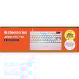 SteelSeries clavier gaming Blanc, Layout États-Unis, SteelSeries OmniPoint 3.0