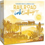 White Goblin Games Railroad Ink (version jaune d'or), Jeu de dés Néerlandais, 1 - 4 joueurs, 30 minutes, 8 ans et plus