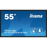 iiyama ProLite TF5539AS-B1AG, Affichage public Noir, Tactile, HDMI, DisplayPort, LAN, Audio, USB, Android 