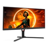 AOC U34G3XM/EU 34" UltraWide Gaming Moniteur Noir/Rouge