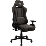 Aerocool BARON AeroSuede Siège de jeu universel Noir, Siège gaming Noir, Siège de jeu universel, 150 kg, 125 kg, Nylon, Acier, Noir
