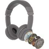 Buddyphones Play+, Casque/Écouteur Gris